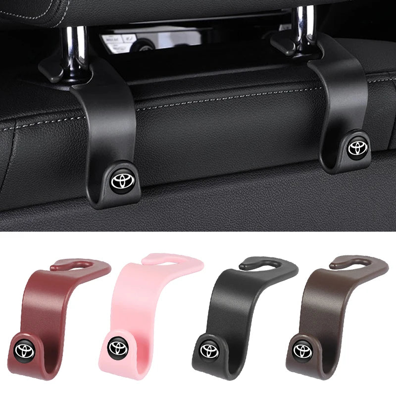 Car Logo Seat Hook – Organizer for Back of Toyota Seats