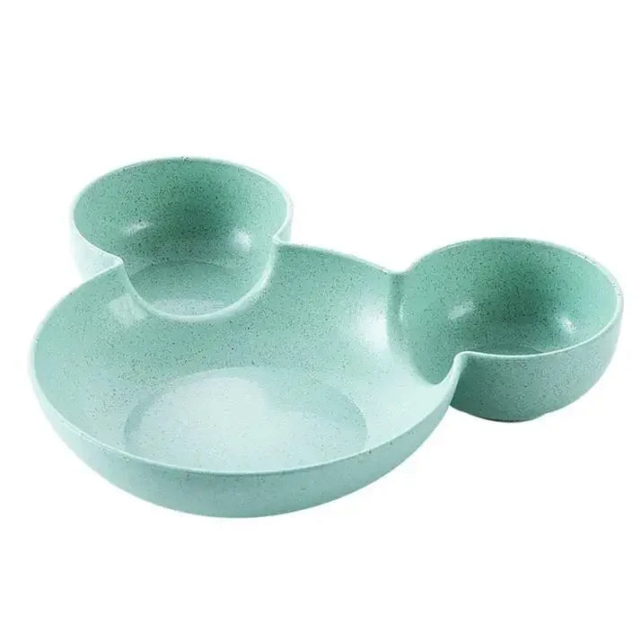 Assiette pour petit-déjeuner et dîner des tout-petits – Motif dessin animé amusant