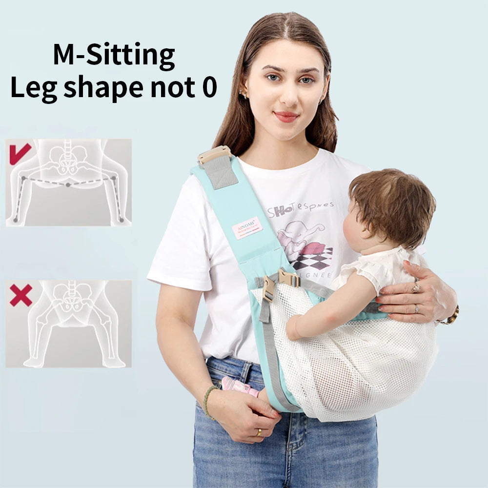 Porte-bébé ajustable en maille 3D – Confortable et respirant