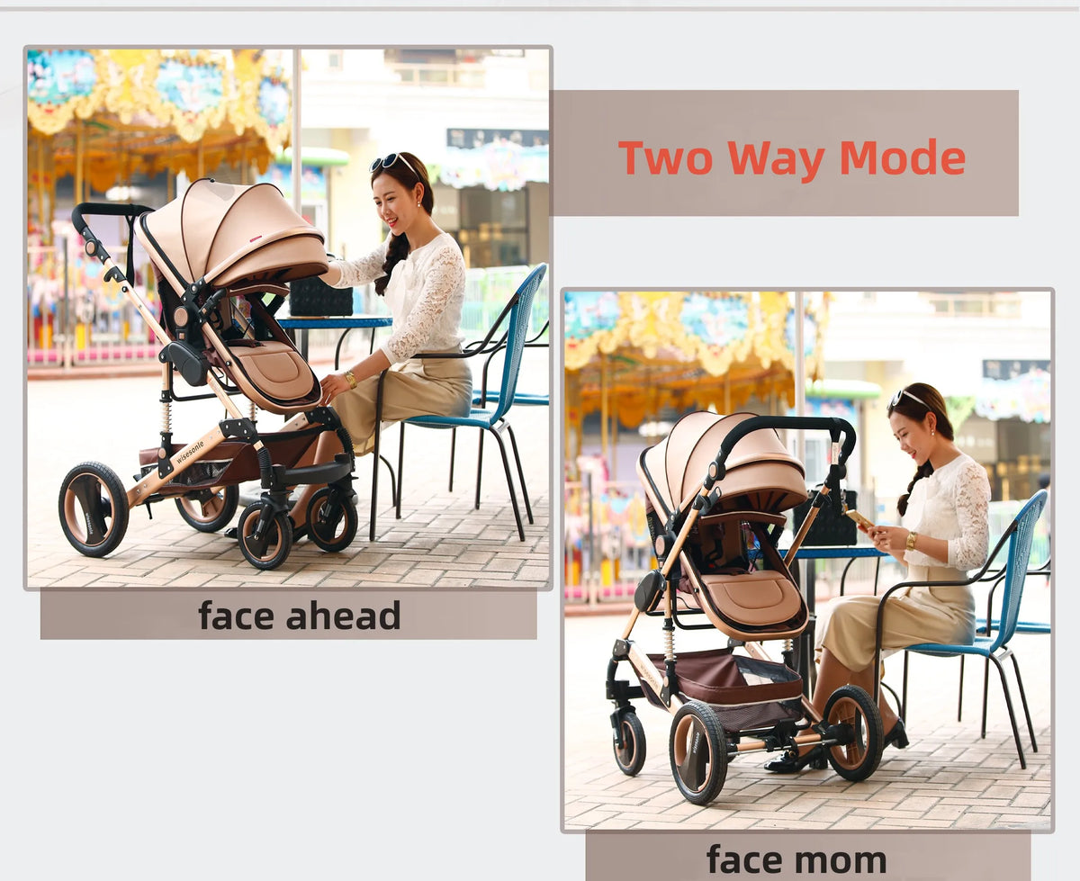 Poussette bébé tendance 2025 – Pliable, haute visibilité et idéale pour les voyages