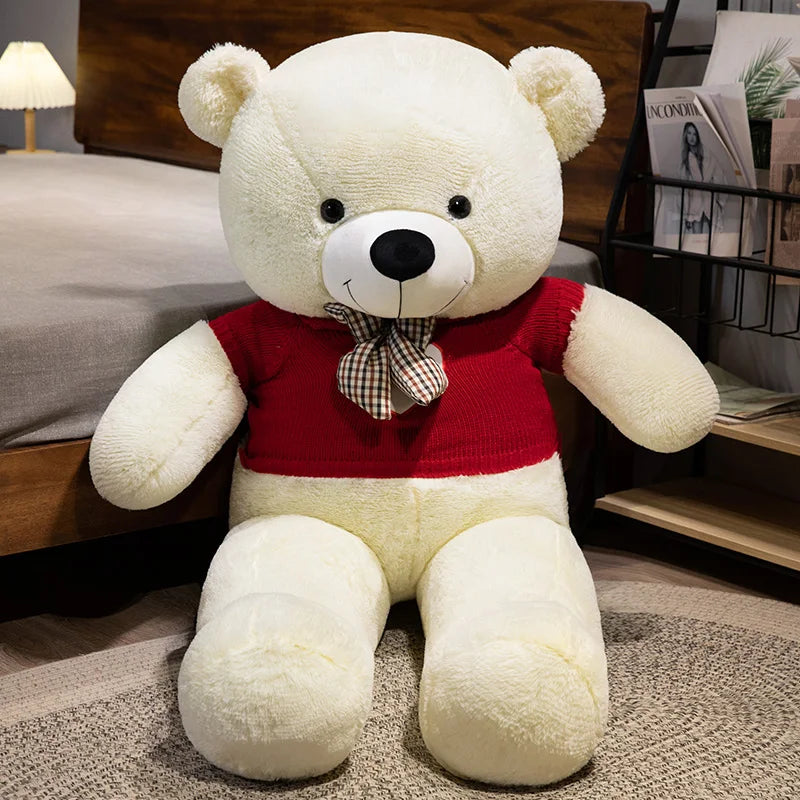 Dressed Bear Plush – Bowknot Soft Toy
