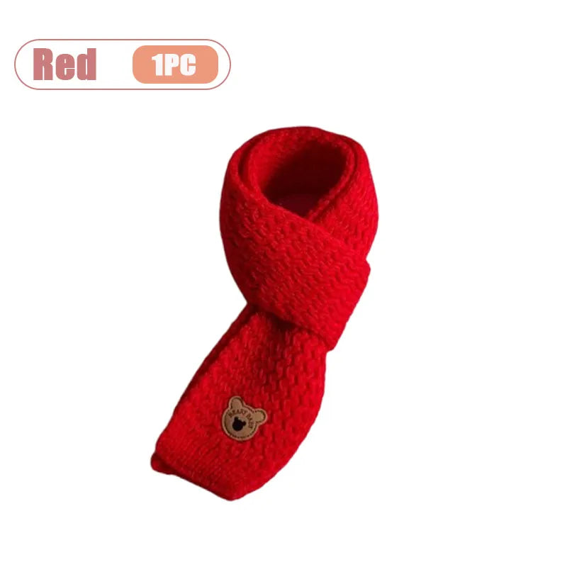 1 à 10 écharpes bébé d'hiver, cache-cou doux en maille pour garçons et filles, chaude et coupe-vent.