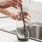 Brosse de nettoyage pour biberons | Brosse en silicone rotative à 360° avec long manche