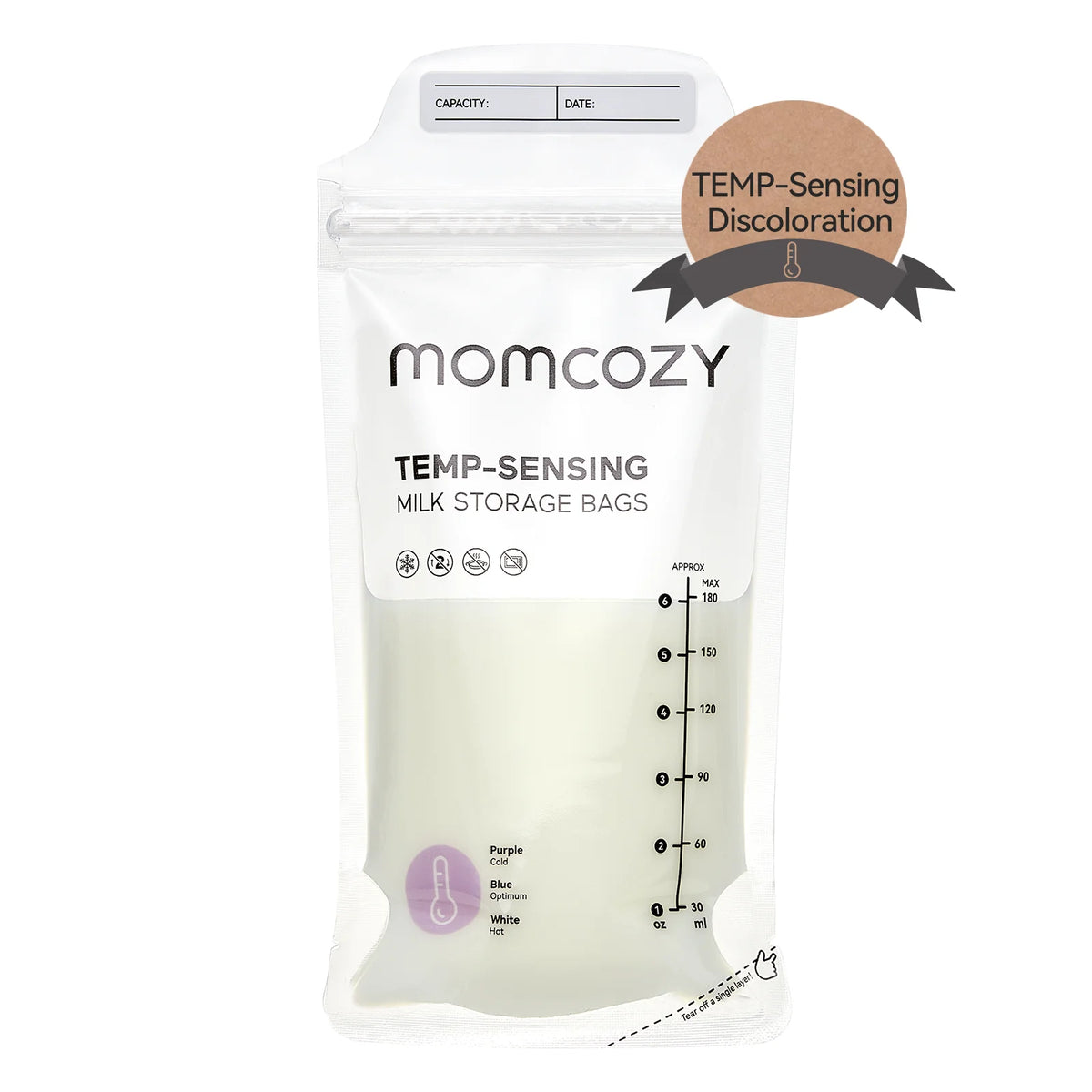 Sachets de conservation de lait maternel jetables Momcozy