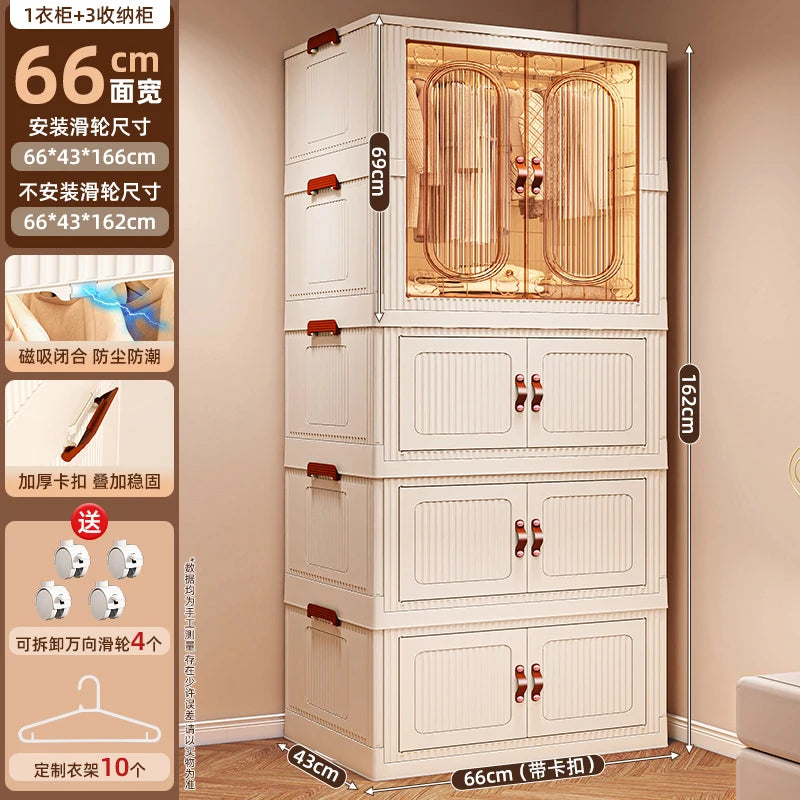 Armoire de rangement pour bébé – Pliable, élégante et fonctionnelle