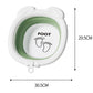 Bassine de toilette portable pour bébé – Bassine de bain et de pieds pliable en silicone