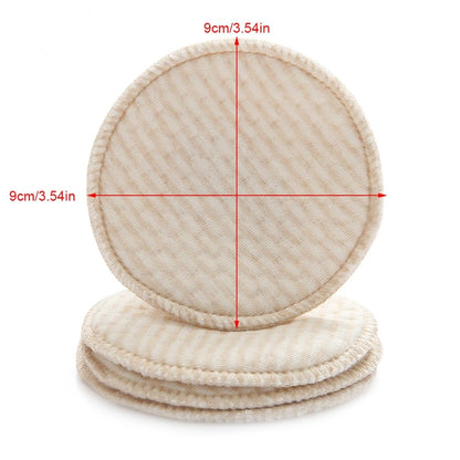 4PCS Soft Breast Pads – Anti-Leak, Absorbent Nursing Pads for Moms