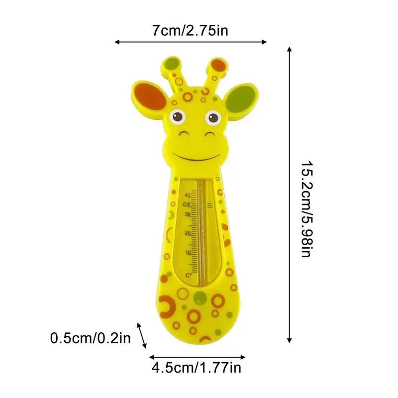 Toddler Bath Safety Toy – Floating Giraffe Temperature Thermometer