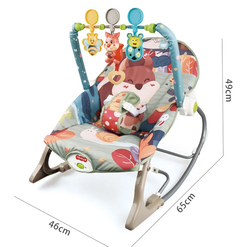 Transat bébé 2 en 1 – Musique et bascule multifonction