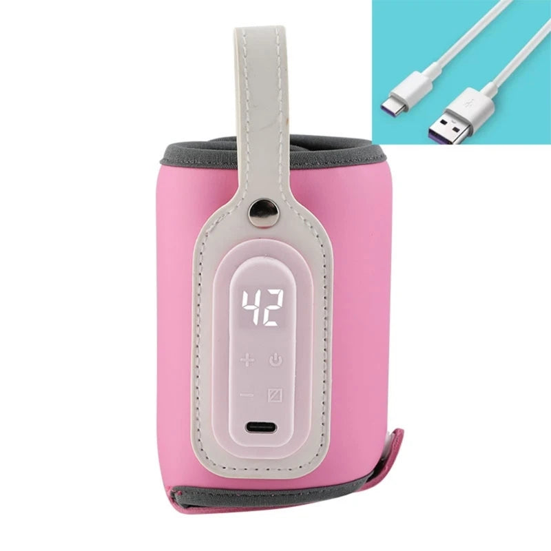 Baby Feeding Bottle Heater | USB Portable Insulated Warmer Bag