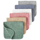Ensemble de 6 serviettes pour bébé – Lingettes en mousseline de coton 6 épaisseurs pour le visage et le dos