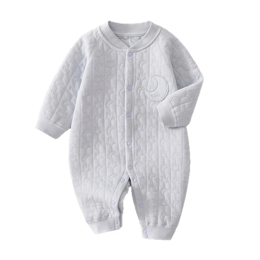 Warm Long-Sleeve Baby Jumpsuit
