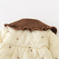 0-2 Y Winter Baby Girls Clothes Fur Lining Toddler Rompers Fur Lining Infant Girls Jumpsuits Bow Embroidery Outfit