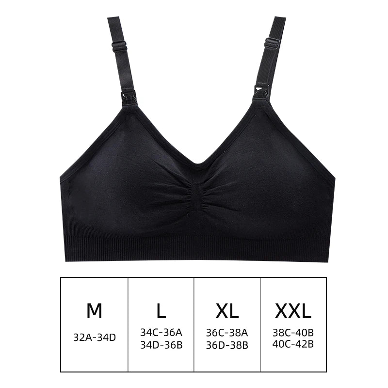 Soutien-gorge d'allaitement et de maternité mains libres – Confort optimal pour allaiter toute la journée