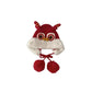 Bonnet de bébé rouge tricoté pour le Nouvel An