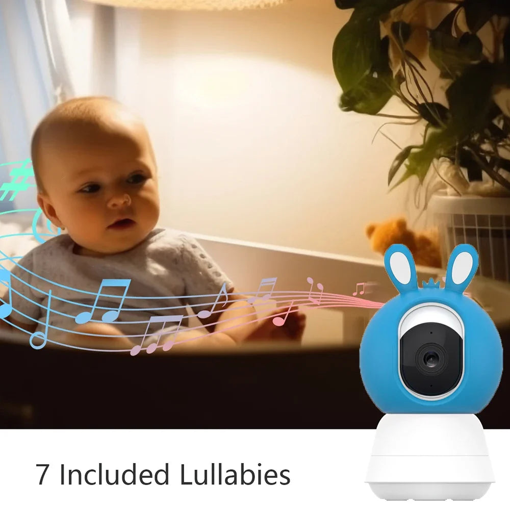 Tuya 5″ Baby Monitor Wireless Pan Tilt 2-Way Talk