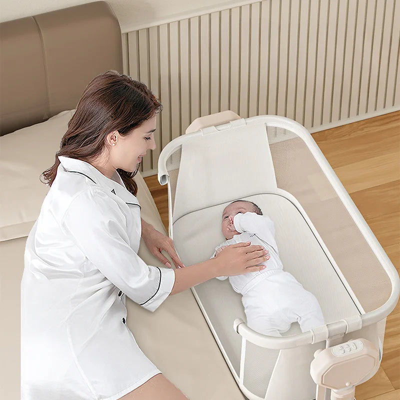 Berceau pour bébé – Hauteur réglable et élégant