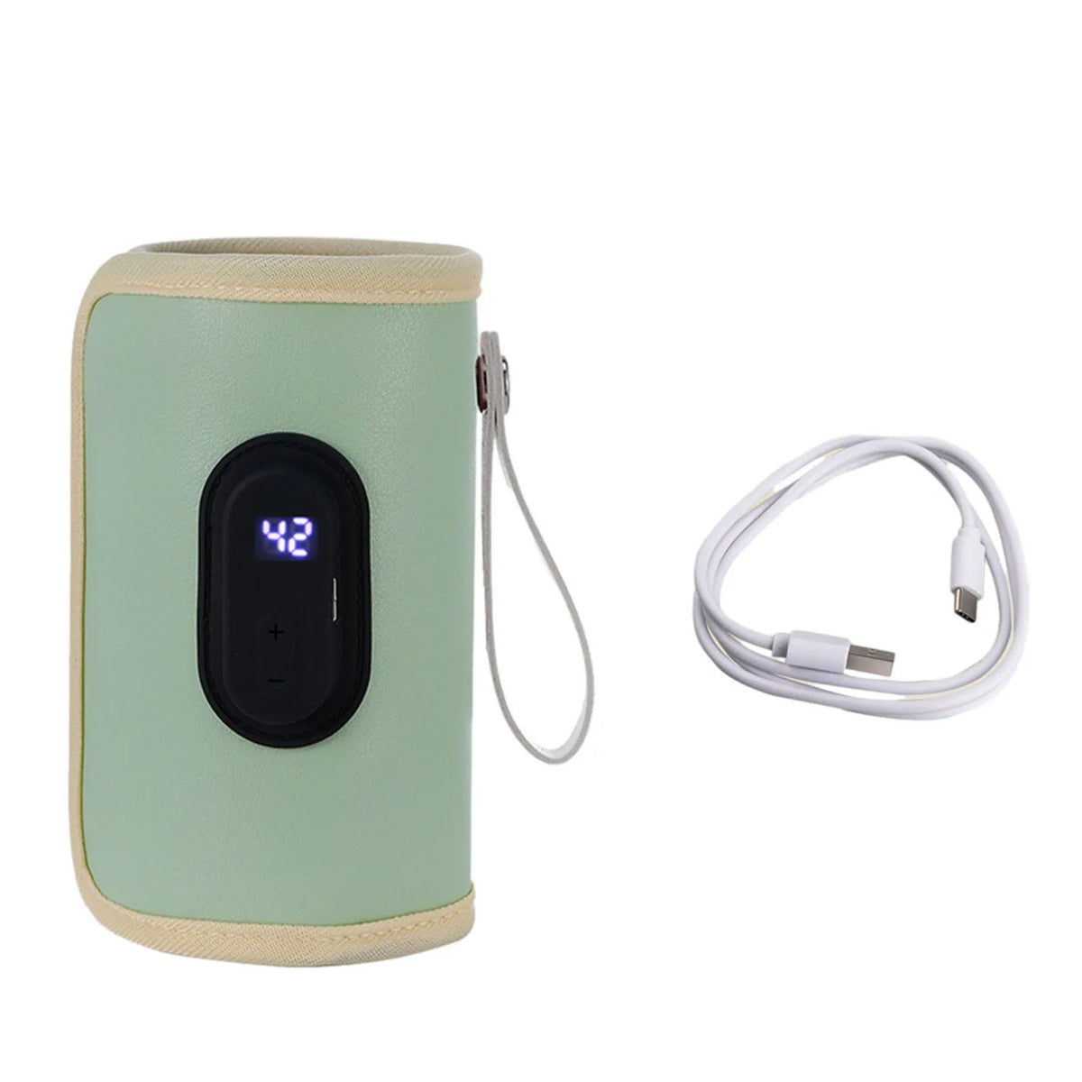 Sachet chauffe-biberon | Manchon chauffant USB avec température réglable jusqu'à 20 °C