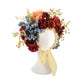 Knitted Flower Bonnet for Newborn Baby Photo Shoot Props