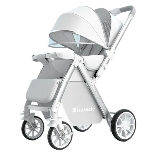 Poussette légère réversible 2 en 1 – Design pliable à haute visibilité pour nouveau-nés et jeunes enfants