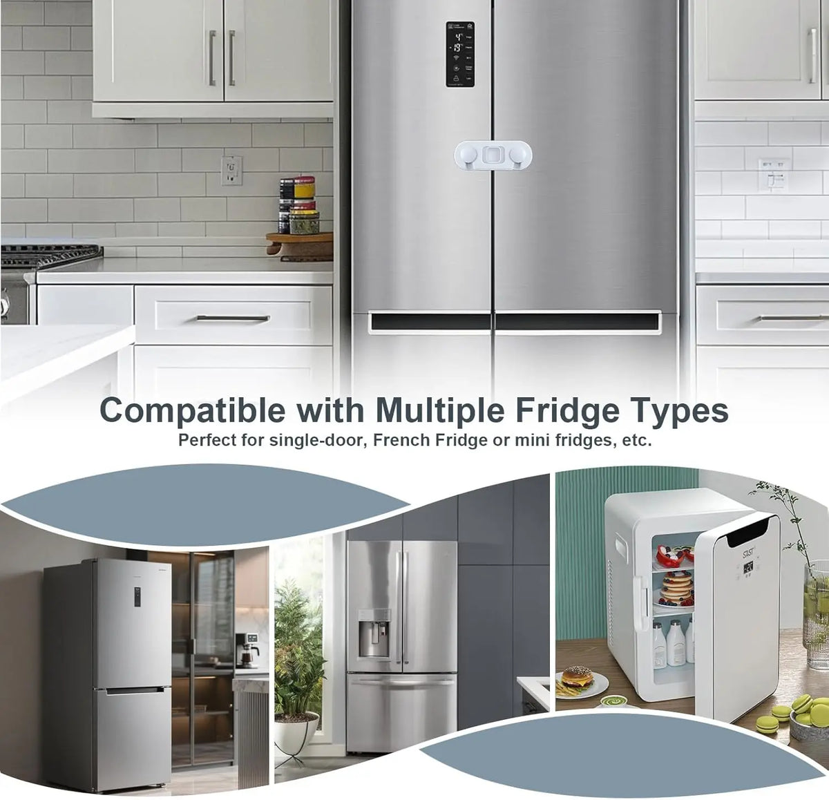 Baby Safety Lock for Fridge, Drawer & Double Doors
