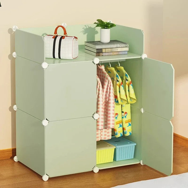 Kids Wardrobe Organizer – Baby Closet & Storage Cabinet