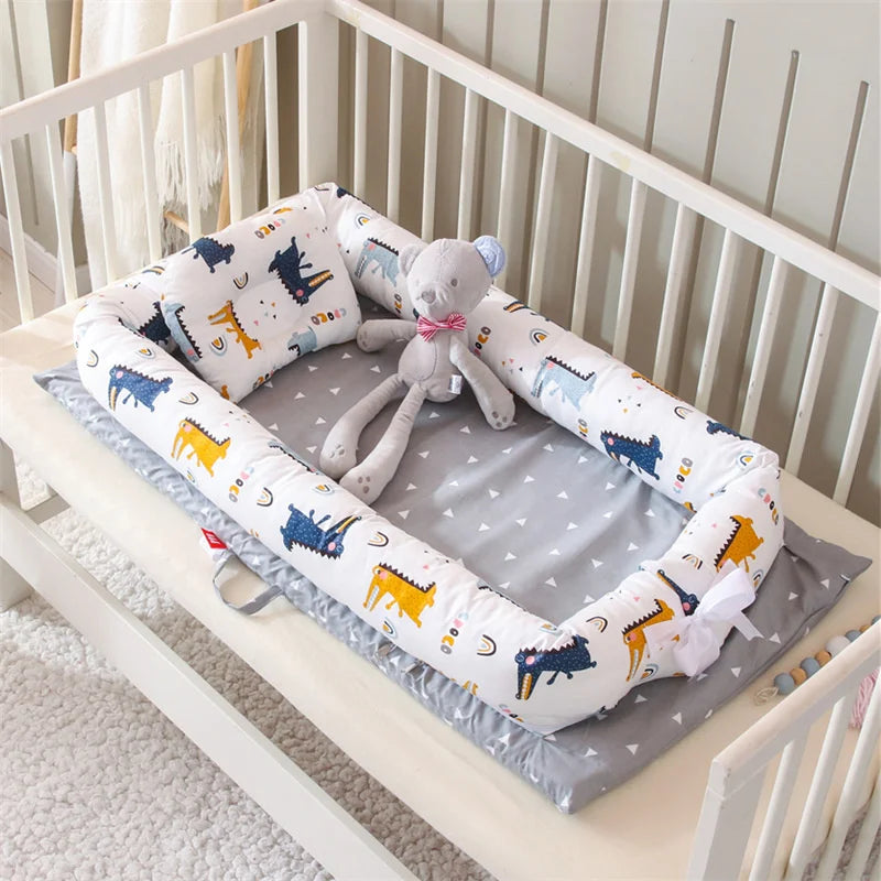 Portable Baby Nest – Folding Travel Bed for Newborns