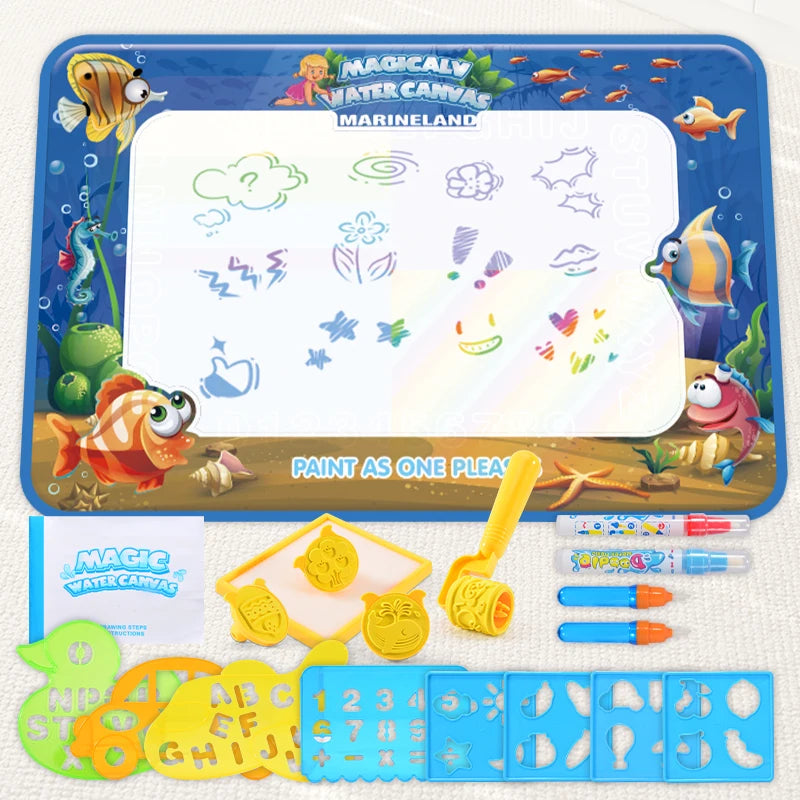 Tapis de dessin à l'eau pour petits garçons et petites filles