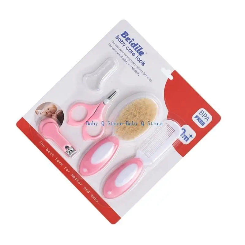 X5XE 5-in-1 Baby Grooming Kit – Comb, Brush & Nail Trimmer