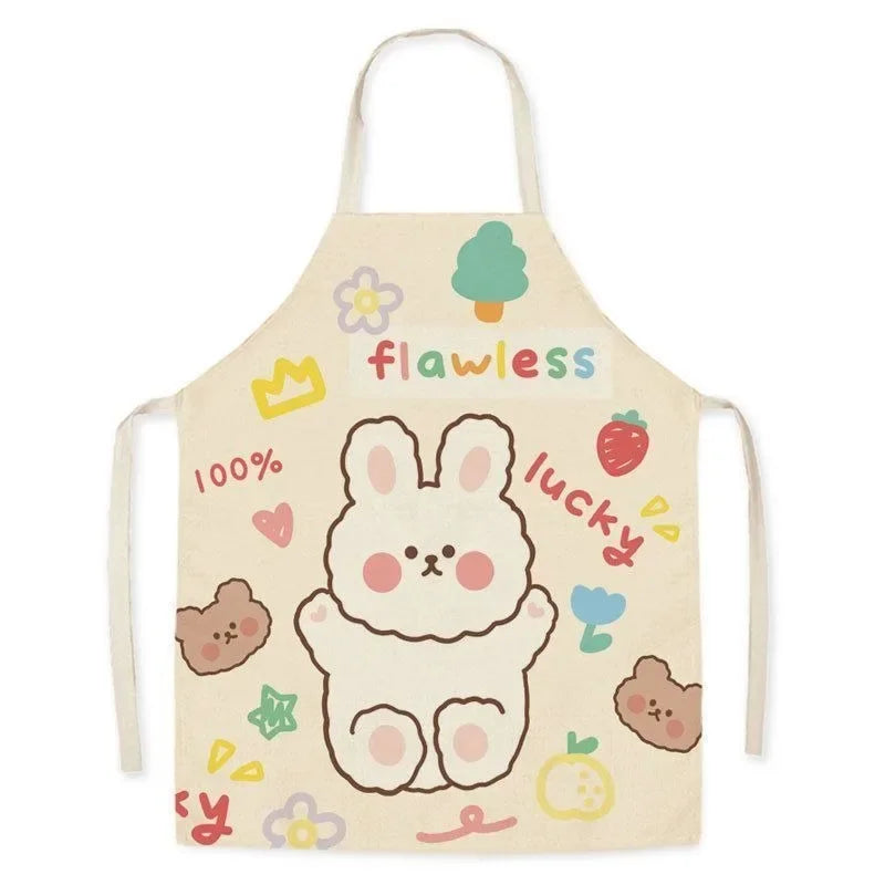 Cute Animal Print Kids Cooking & Cleaning Apron
