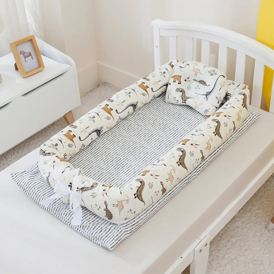 Portable Baby Nest – Folding Travel Bed for Newborns