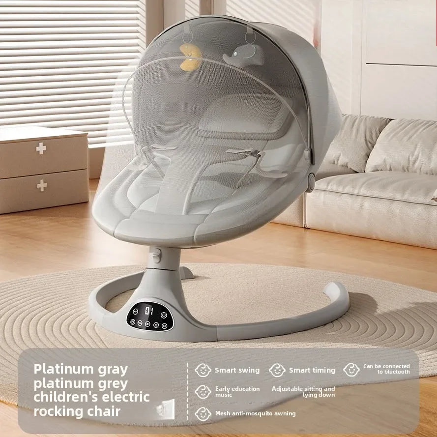 Balancelle électrique pour bébé – Berceau musical et endormisseur