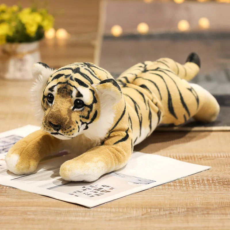 Peluche Lion, Tigre et Léopard – Jouet en peluche doux pour enfants