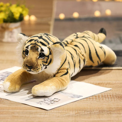 Peluche Lion, Tigre et Léopard – Jouet en peluche doux pour enfants