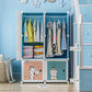 Armoire enfant en plastique – Étagères cubiques et rangement pour vêtements