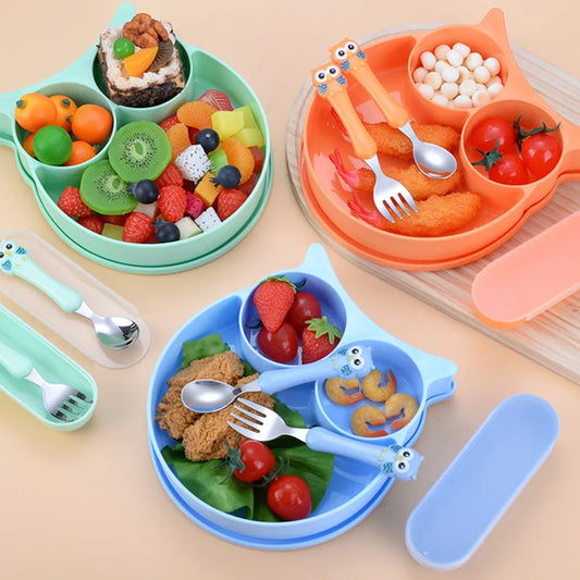 Baby Feeding Essentials – Cute Doll Design Stainless Steel Cutlery