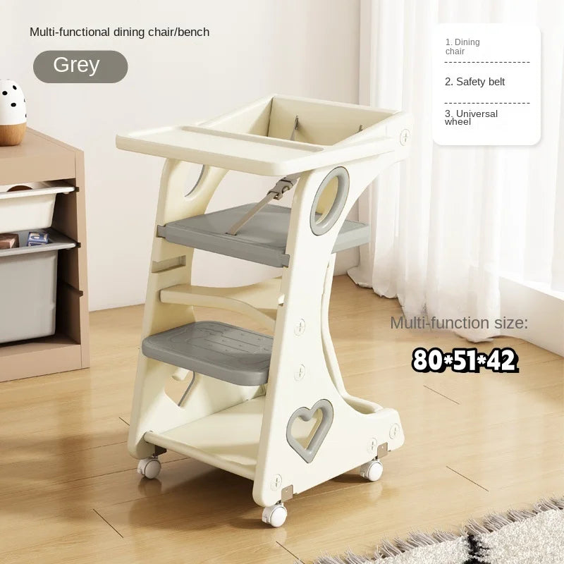 Adjustable Baby Highchair – Multifunctional Dining & Feeding Seat for Toddlers