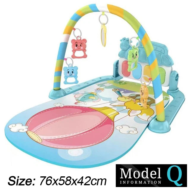 Tapis d'éveil musical avec piano pour bébé de 0 à 36 mois