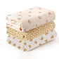 3PCS/set Soft Breathable Newborn Baby Receiving Blanket Muslin Swaddle Blankets