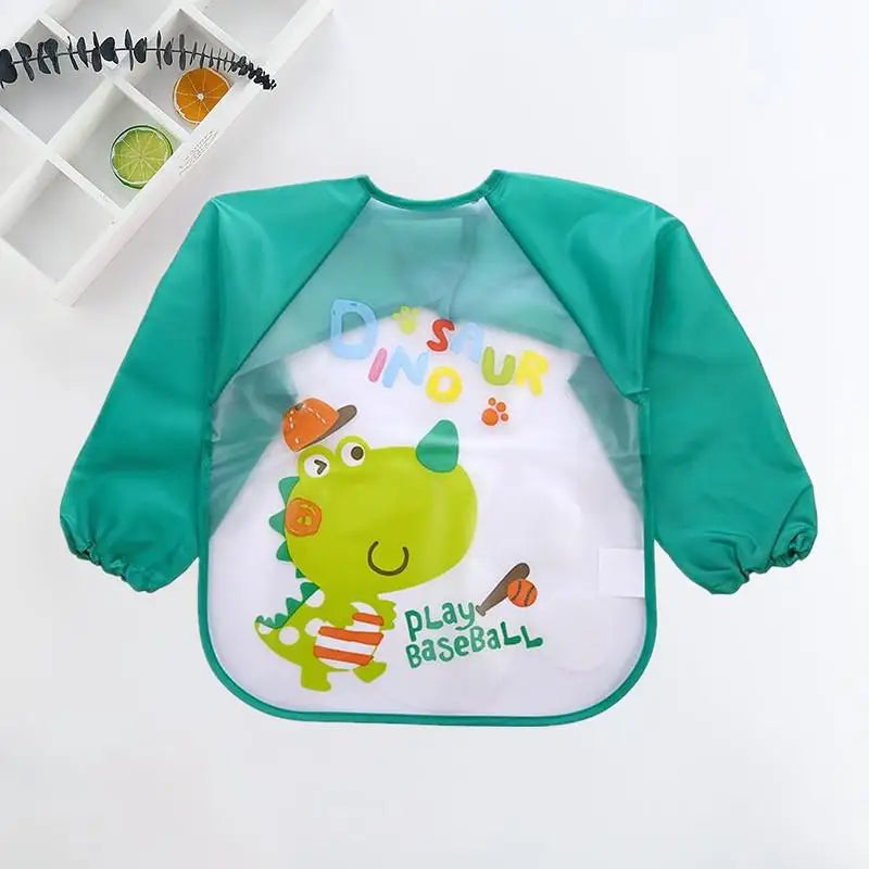 Cute Cartoon Waterproof Baby Feeding Bib (0–3Y)