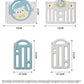 Foldable Baby Safety Fence – Anti-Fall Protection!