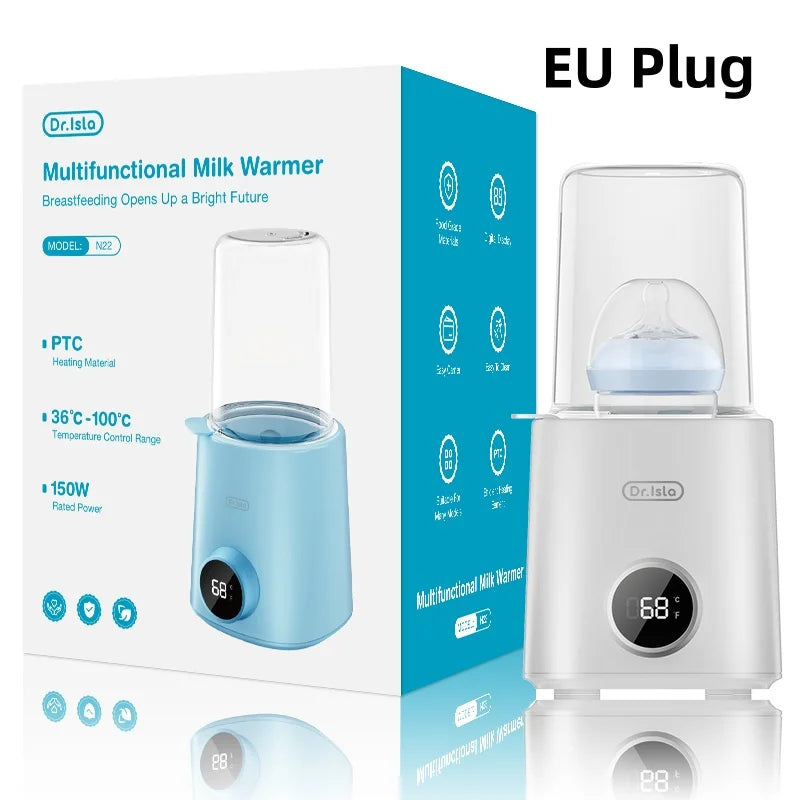2-in-1 Baby Bottle Warmer & Sterilizer | Rapid Milk Heating for Newborns