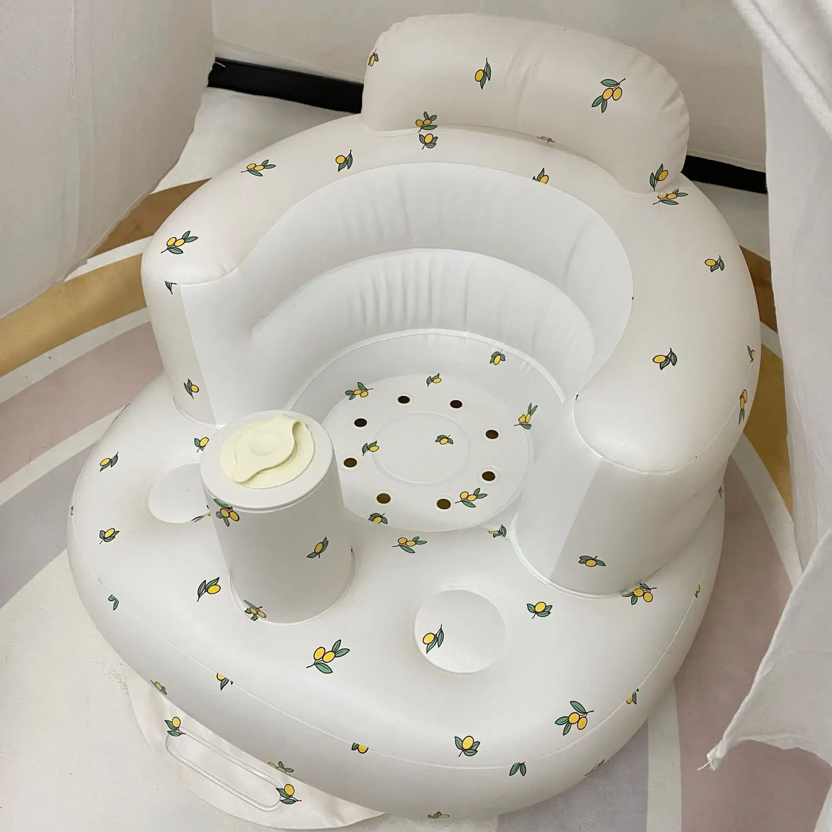 Canapé gonflable pour bébé – Chaise de bain et siège multifonction portable