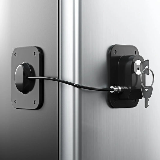 Refrigerator Safety Lock Silicone Wire Childproof Design