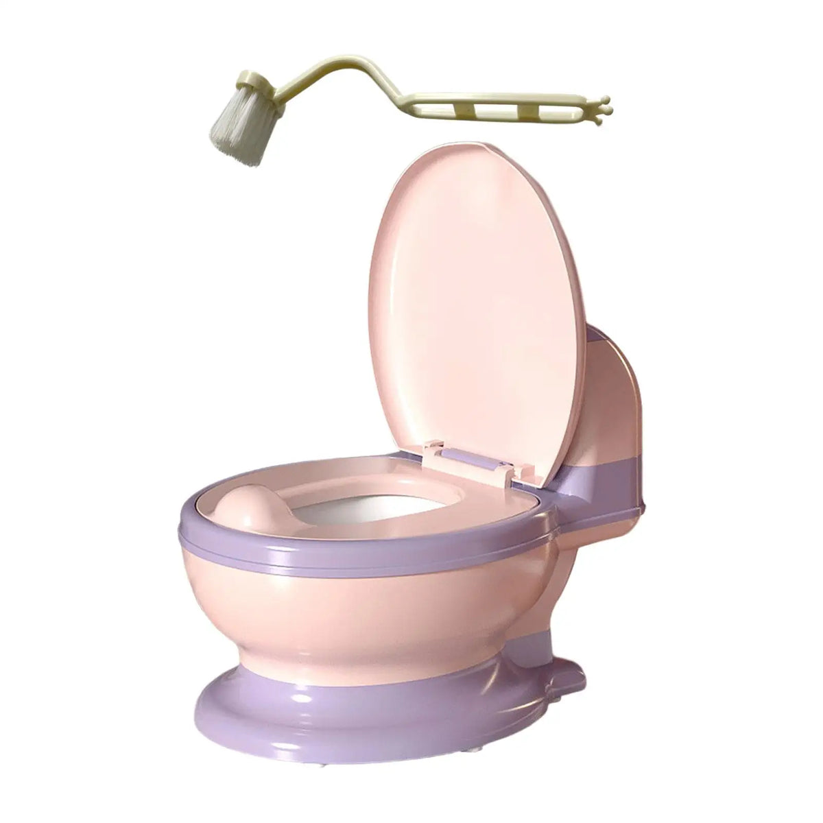 Pot d'apprentissage de la propreté – Compact avec brosse et lingettes