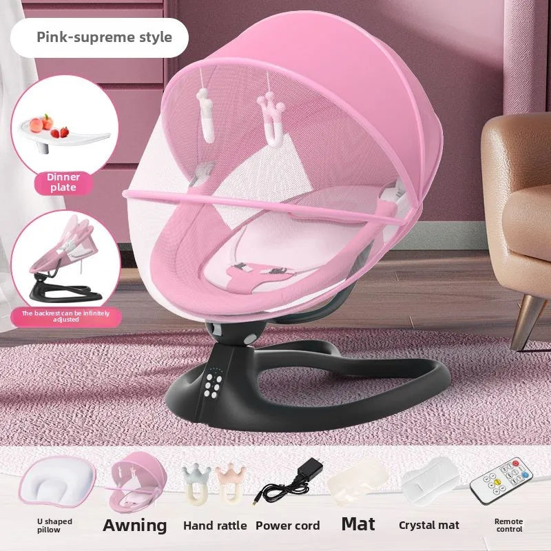 Electric Baby Swing – Soothing Cradle for Newborns
