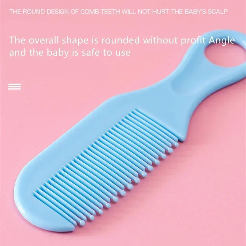Baby Care Grooming Kit – Safe Comb, Soft Brush & Nail Trimmer Set