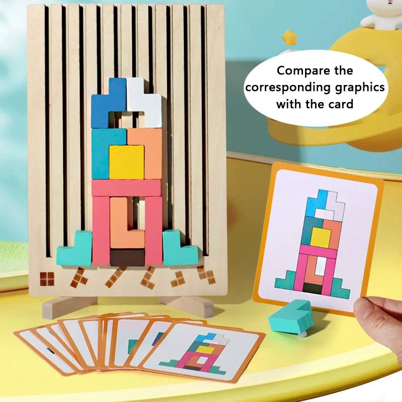 3D Wooden Puzzle – Brain-Boosting Fun!