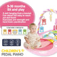 Tapis d'éveil musical avec piano pour bébé de 0 à 36 mois