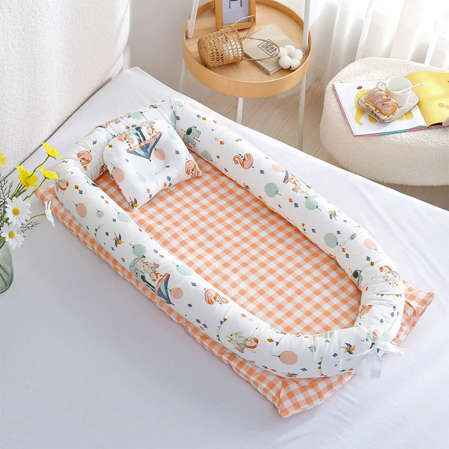 Portable Baby Nest – Folding Travel Bed for Newborns
